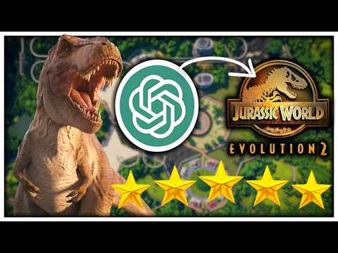Can ChatGPT Create A 5 Star Park In JWE2? |  Jurassic World Evolution 2 Park Building Challenge!