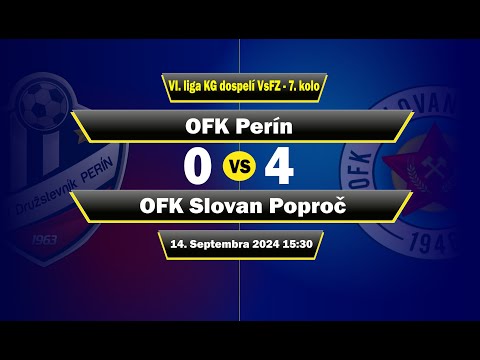 FK Perín - OFK Slovan Poproč 0:4