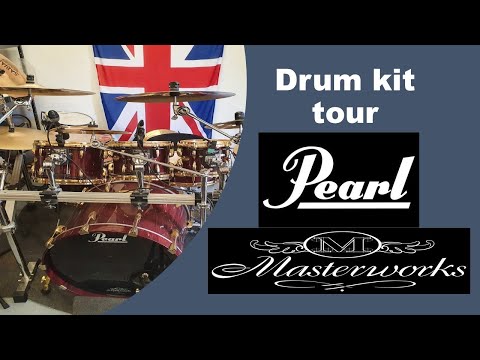 Drum kit tour Pearl Masterworks
