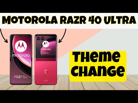 Theme Change Motorola Razr 40 Ultra || How to change theme || Theme settings