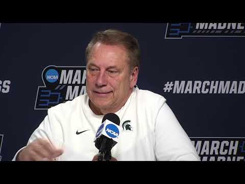 Tom Izzo, Michigan State players postgame press conference after NCAA Tournament loss to Duke