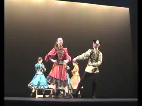 *Kadril*( russian folk dance). Soloists: Polina Kastyukova, Alexey Kharchenko.