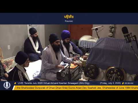 034 Toronto July 2020 Friday Morning -  Bhai Jasdeep Singh Jee Toronto