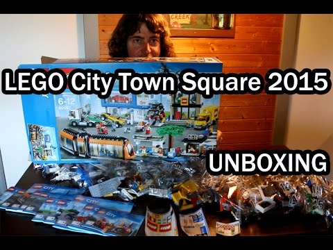 LEGO City Town Square 2015: Unboxing Set 60097