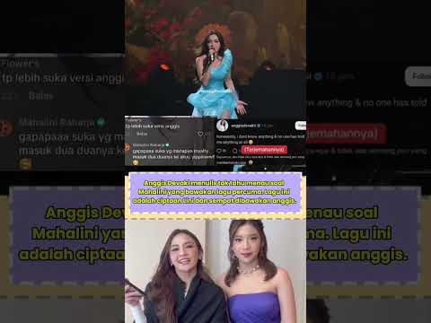 anggis devaki tak tau mahalini pakai lagu percuma