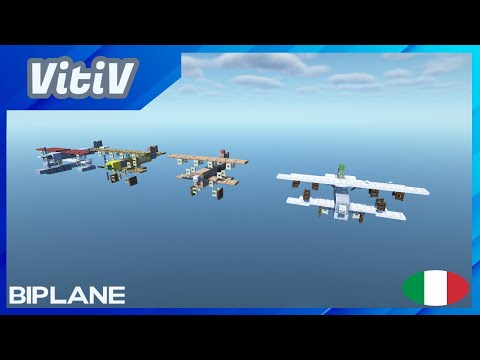 Ultimate Italian Biplane Battle in Minecraft!