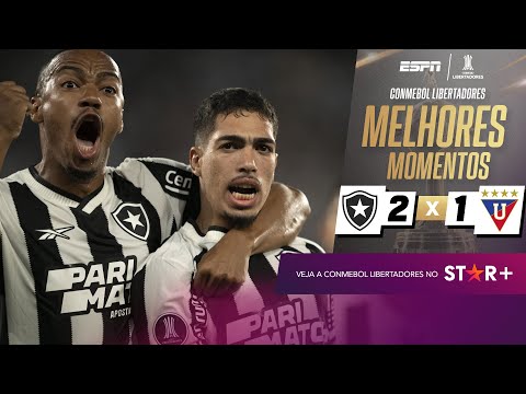 Gols e lances de Botafogo x LDU