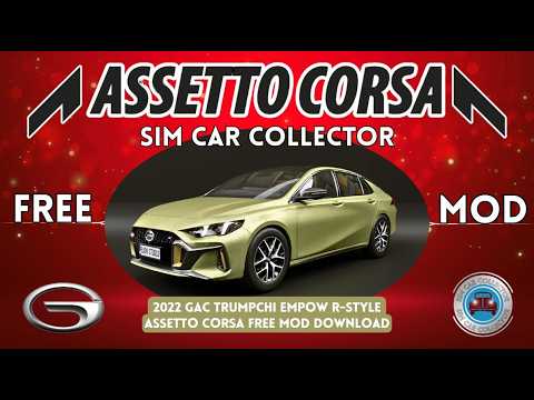 Thumbnail for FREE Assetto Corsa Mods * GAC Trumpchi Empow R-Style 2022 + Racetrack Putnam Park by Trumpchi