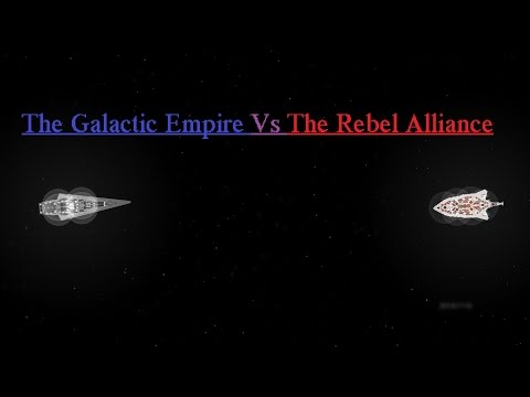 Galactic empire vs Rebel Alliance