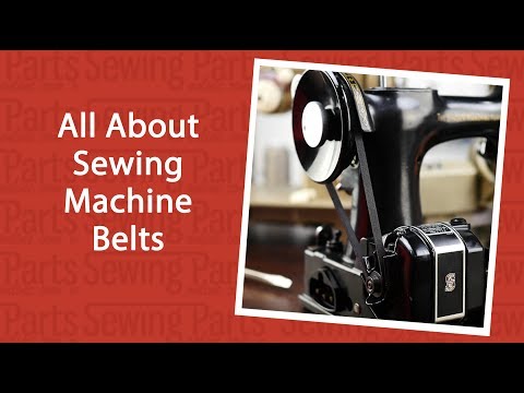 Part of a video titled All About Sewing Machine Belts - YouTube