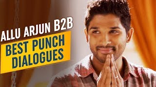 Allu Arjun Back To Back Punch Dialogues  Race Gurr