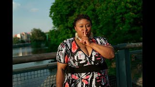 Keelah Rose Calloway at the Cosmic Comedy Showcase on October 7, 2017 (Berlin, Germany)