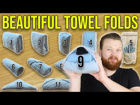 13 Beautiful Ways to Fold Towels (and Hang Them!) Quick, Space-Saving, and Luxurious Options