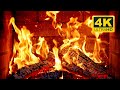 FIREPLACE Ultra HD 4K Fireplace With Crackling Fire Sounds Fireplace Burning Fire Background