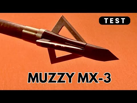 MUZZY MX-3, 100 gr BROADHEAD TEST