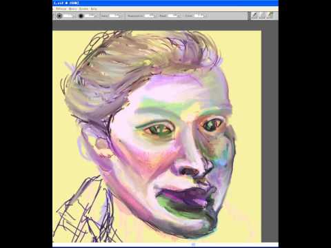a woman face, copy old masterpiece ,corel painter 12 ,speed painting 2013 05 29 19 53 00