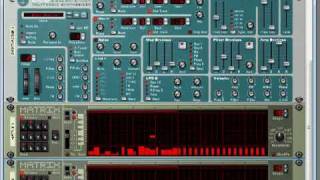 Video thumbnail for Propellerhead Reason 4.0 Matrix with Subtractor by ProAudioEXP