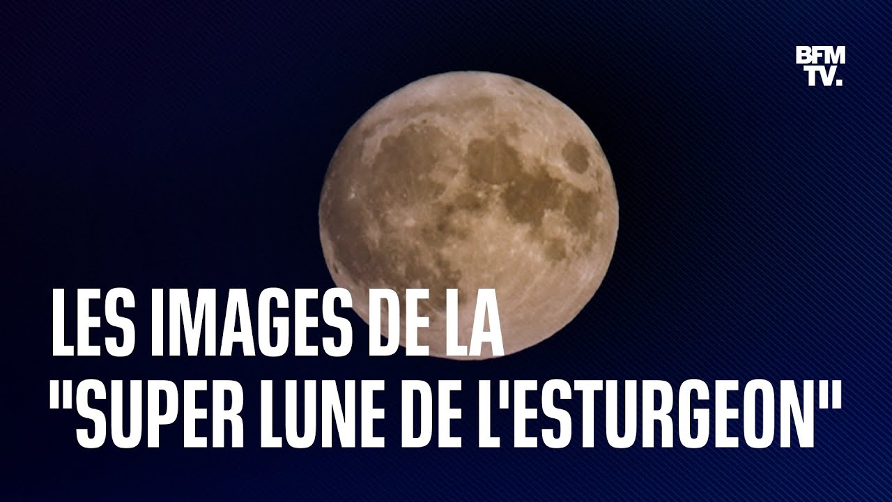 Les images de la "super lune de l