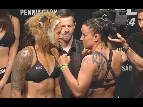 Amanda Nunes vs. Raquel Pennington - Weigh-in Face-Off - (UFC 224: Nunes vs. Pennington) - /r/WMMA