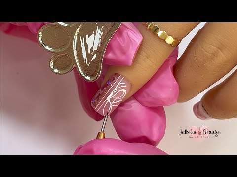 💖DISEÑO COMERCIAL DE SALÓN CON MARIPOSA Y ENCAPSULADO ✨💅 #mariposaenuñas #diseñoenuñas #uñasnailart