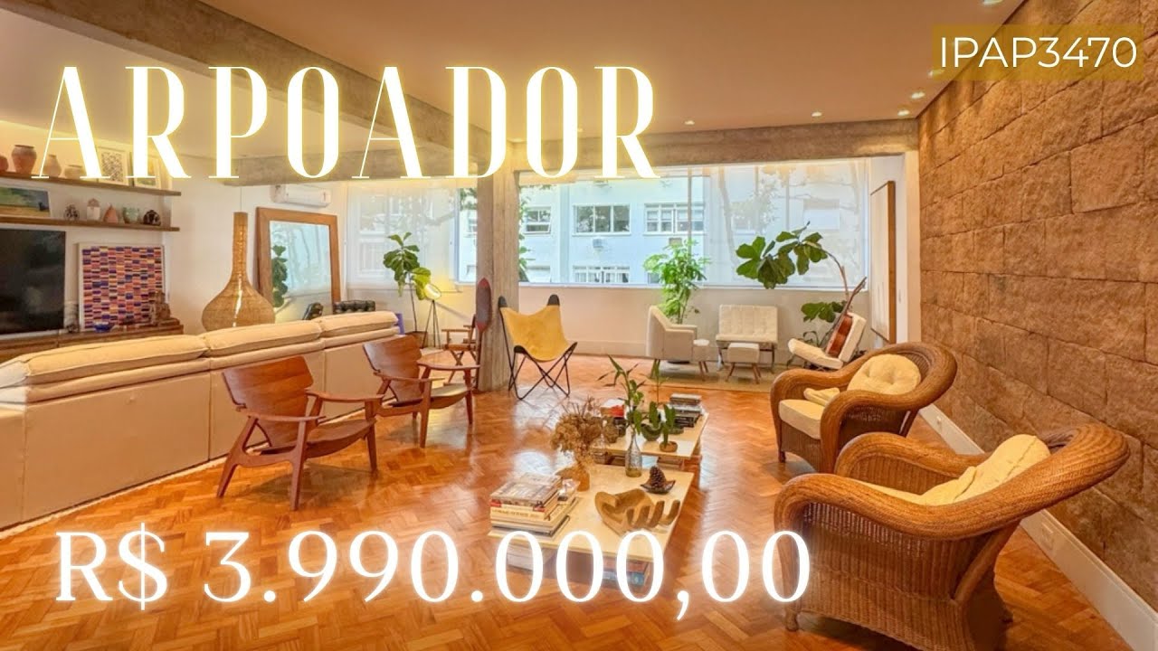IPANEMA RJ | Beautiful RENOVATED Apartment with 3 bedrooms in ARPOADOR | Your Digital Home Tour