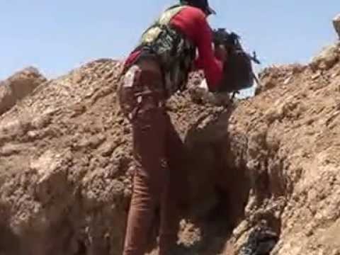 استهداف قوات النظام في مطار دير الزور العسكري من قبل كتيبة سيوف الحق