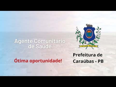 Prefeitura de Caraúbas - PB -  Agente Comunitário de Saúde - banca FACET