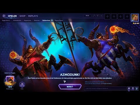 Heroes of the Storm: Azmodunk! Heldenchaos no commentary