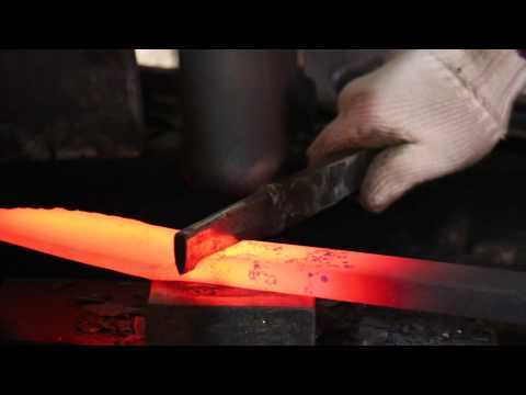 Traditional Japanese Deba Knife Forging Process by Shigeki Tanaka