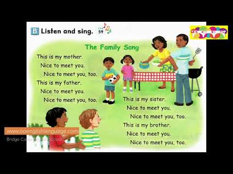 Let’s Go 1 Unit 4 (Song: The Family Song)