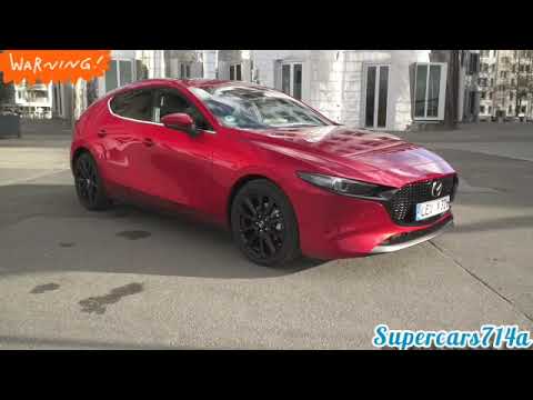 2021 Mazda 3 e-Skyactiv X 6MT  interior Exterior and Driving