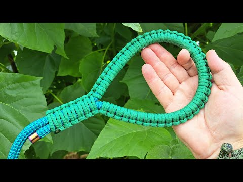How to Wrap a Rope to Make a Beautiful Dog Leash Handle - Paracord 550 / 10mm Rope