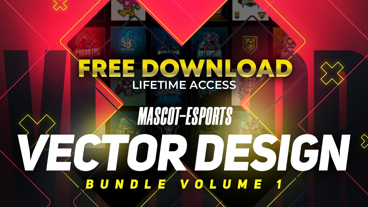 Mascot-Esports Vector Design Bundle Volume 1