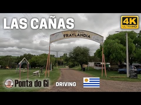 LAS CAÑAS [un lugar para disfrutar en el río URUGUAY] #driving TOUR 2025 DEPTO. RIO NEGRO - URUGUAY