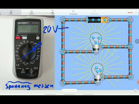 In der Schule eine Gleichspannung mit dem Multimeter messen