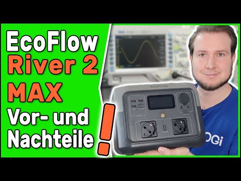 TEST: EcoFlow RIVER 2 MAX 🔋 Vor- und Nachteile der Powerstation | Solargenerator | 2022 | 4K LiFePO4