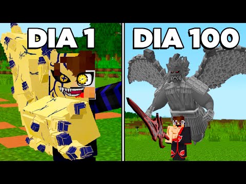 SOBREVIVI 100 DIAS na NARUTO JEDY - O Filme