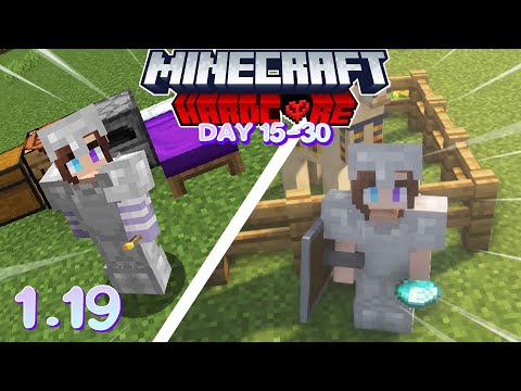 NovaDoesGaming - I TRY TO SURVIVE 100 DAYS OF HARDCORE MINECRAFT 1.19 [#2] (LIVE 🔴)