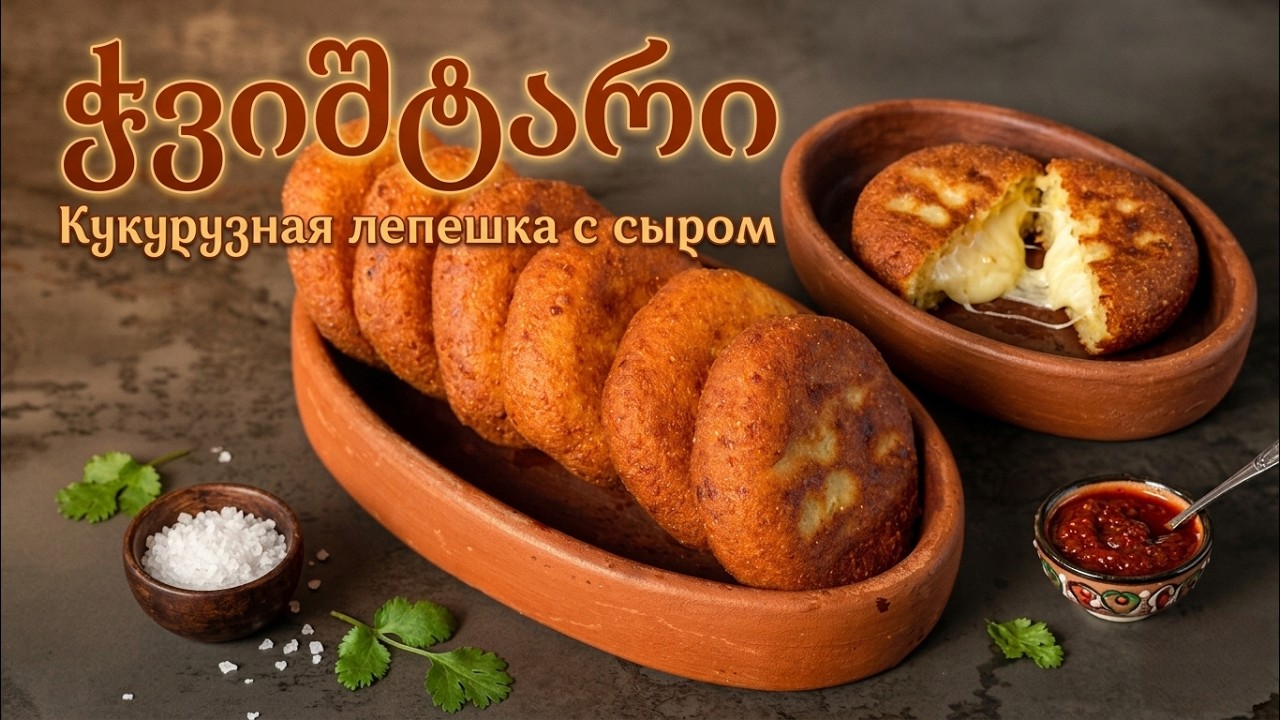 🧀 Сырные кукурузные лепешки по-грузински Чвиштари