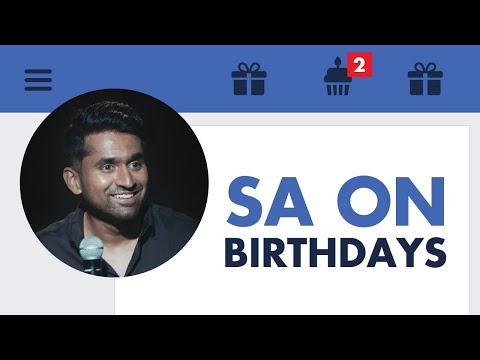 Pressure of Birthdays | Aravind SA | Standup Comedy