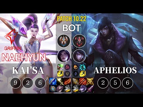 GRF Naehyun Kai'Sa vs Aphelios Bot - KR Patch 10.22