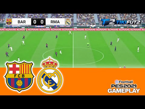 BARCELONE vs REAL MADRID | Gameplay PES 2021 | LaLiga 2026