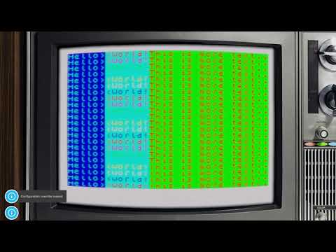 ZX Spectrum homebrew : "Hello World!"