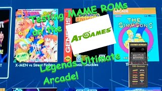 AtGames Legends Ultimate Arcade - Playing MAME ROMS!
