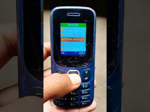Benco P11 | Keypad Phone | Display Language Settings On #viral #youtube #trending #shortsads #shorts