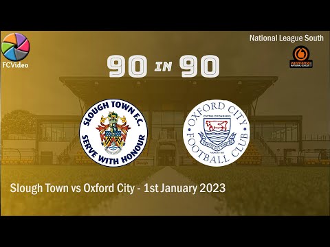 Slough Town 2-2 Oxford City | 90in90 Highlights | 1 January 2023