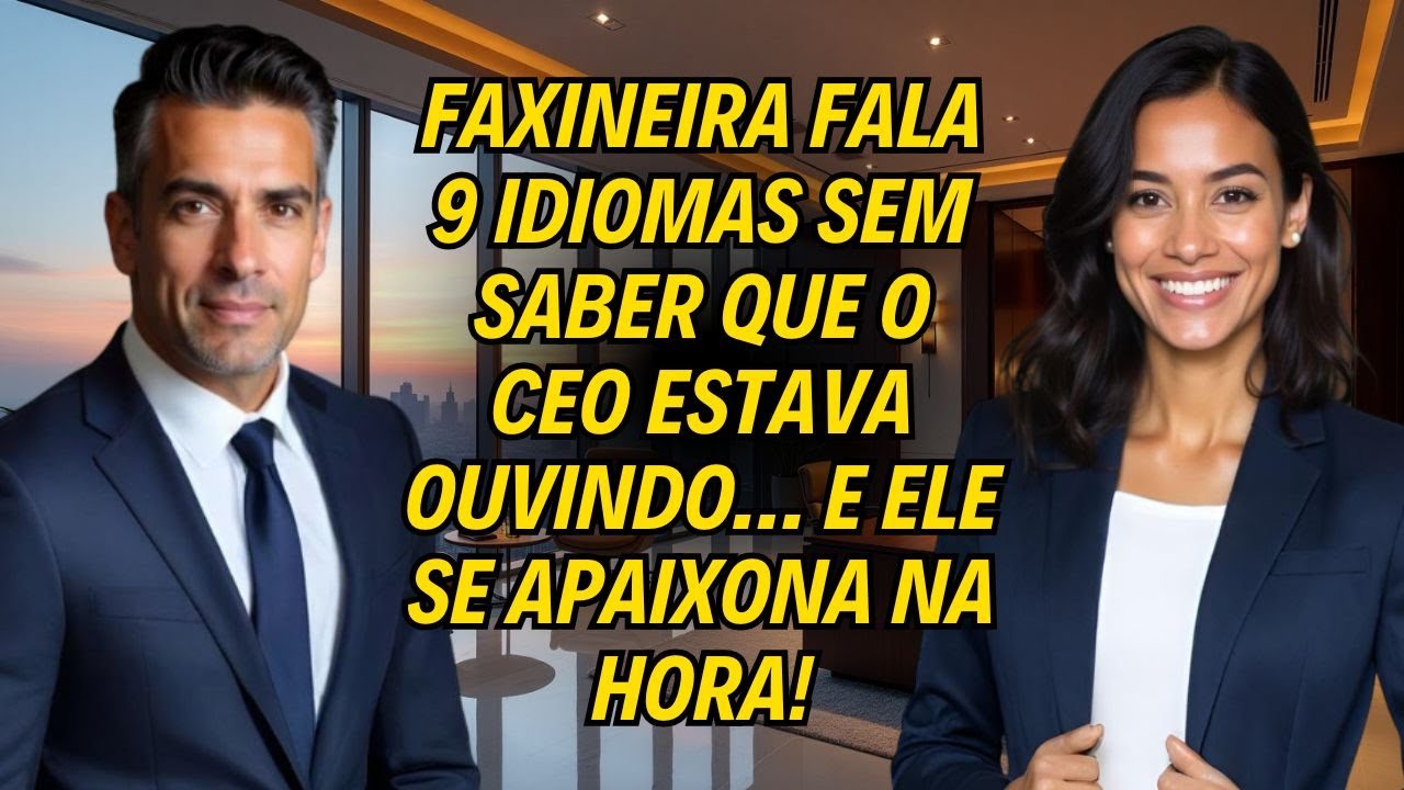 Faxineira Fala 9 Idiomas Sem Saber Que O CEO Estava Ouvindo… E Ele Se Apaixona Na Hora!