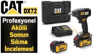 CAT DX72 18Volt/4 0Ah Li-ion Çift Akülü 350Nm Kömürsüz Profesyonel Som