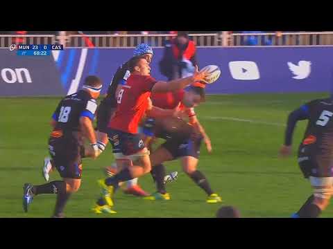 CJ STANDER TRY MUNSTER VS CASTRES 2019 EUROPEAN CHAMPIONS CUP RUGBY