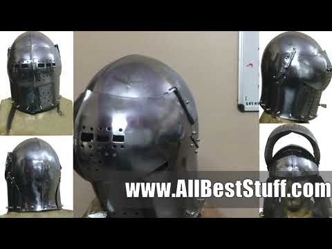 Watch YouTube Video for Medieval Early 15th Century Milanese Armet Helmet